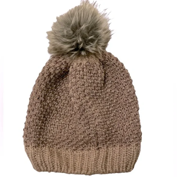 Merona Pompom Beanie in Color Brown - Picture 1 of 3